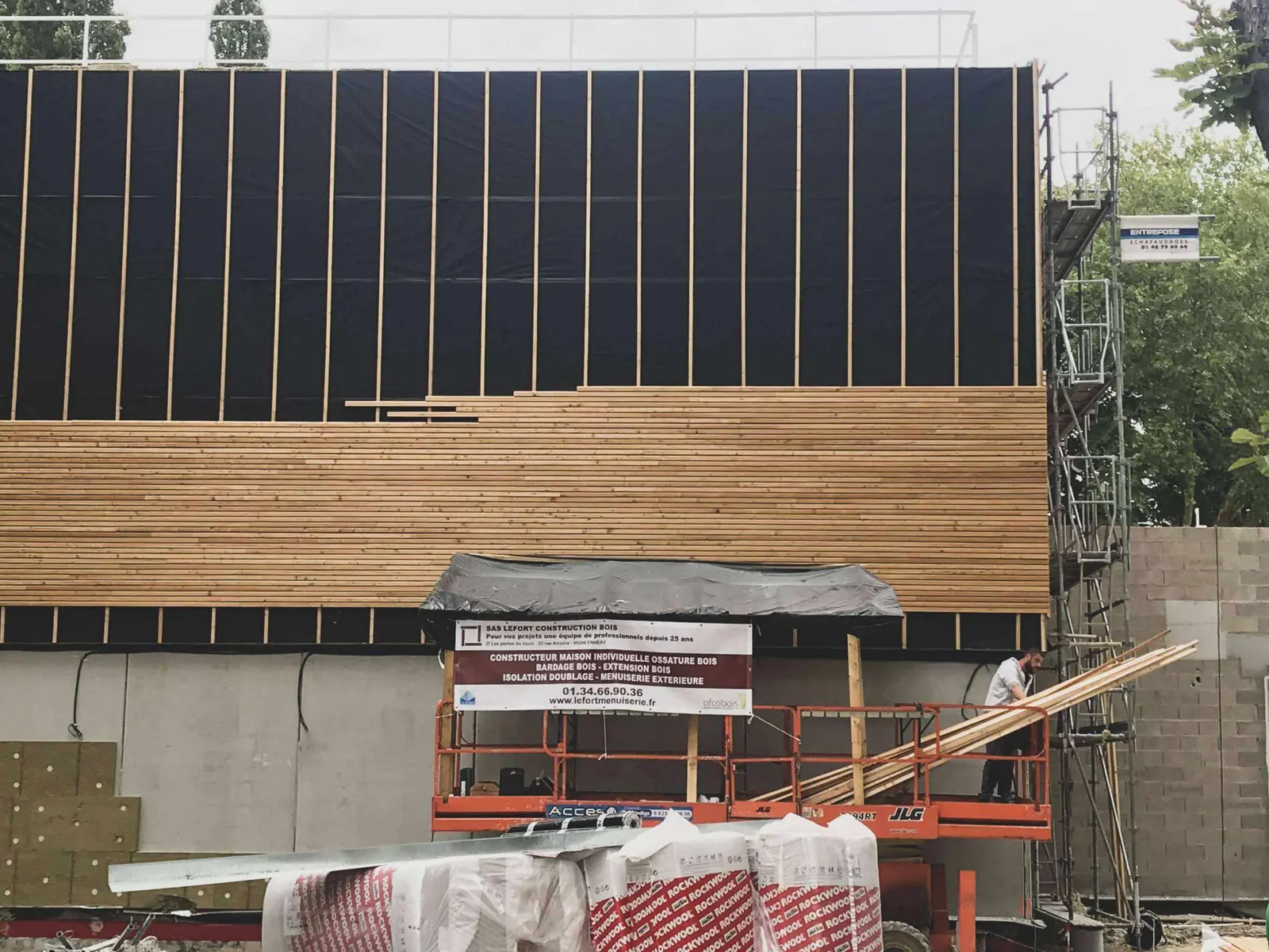 Chantiers — réalisation Lefort Menuiserie & Construction Bois