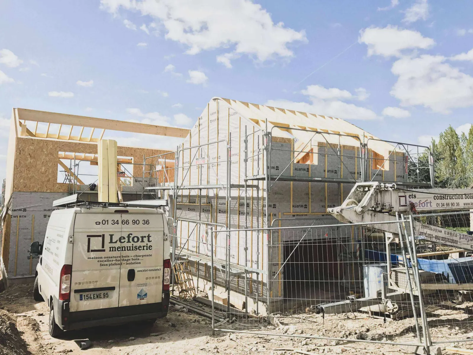 Chantiers — réalisation Lefort Menuiserie & Construction Bois