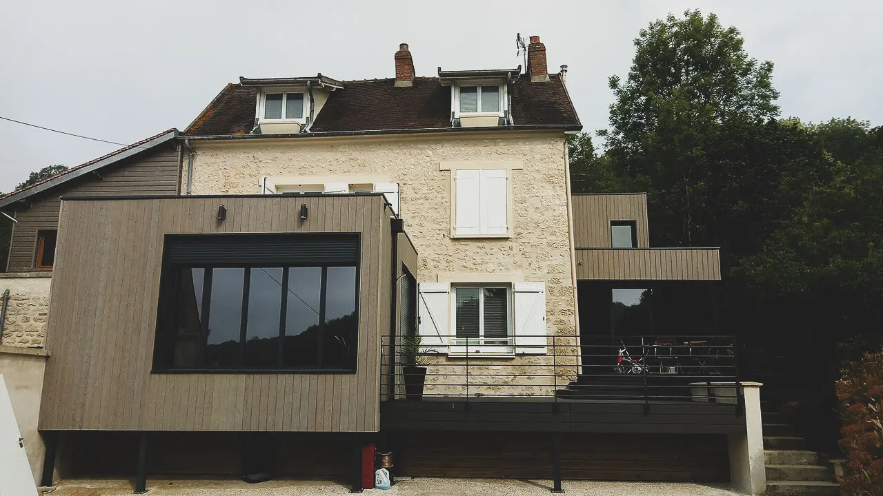 Extensions — réalisation Lefort Menuiserie & Construction Bois