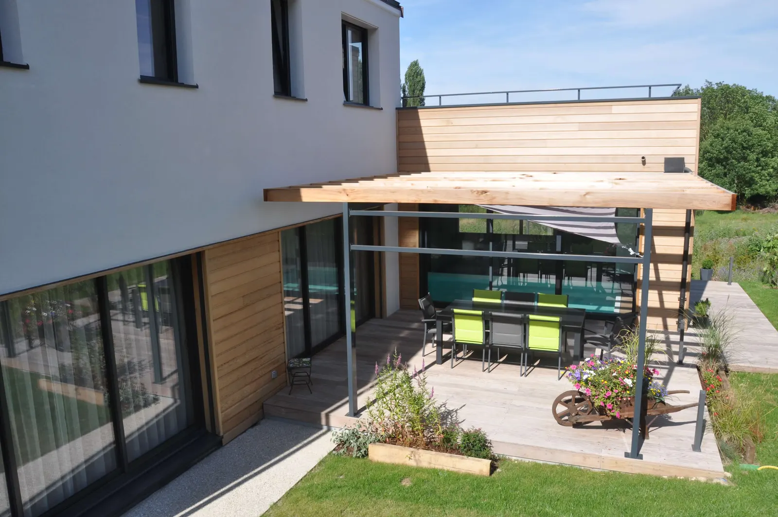 Extérieurs — réalisation Lefort Menuiserie & Construction Bois