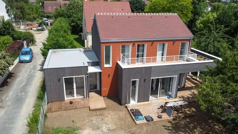 Maisons à ossature bois — réalisation Lefort Menuiserie & Construction Bois