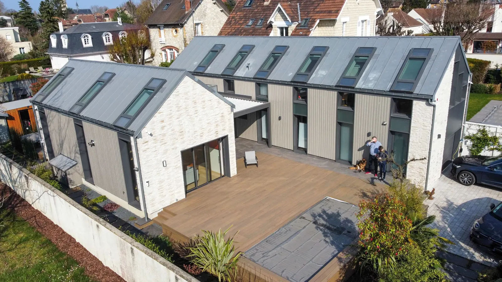 Maisons à ossature bois — réalisation Lefort Menuiserie & Construction Bois