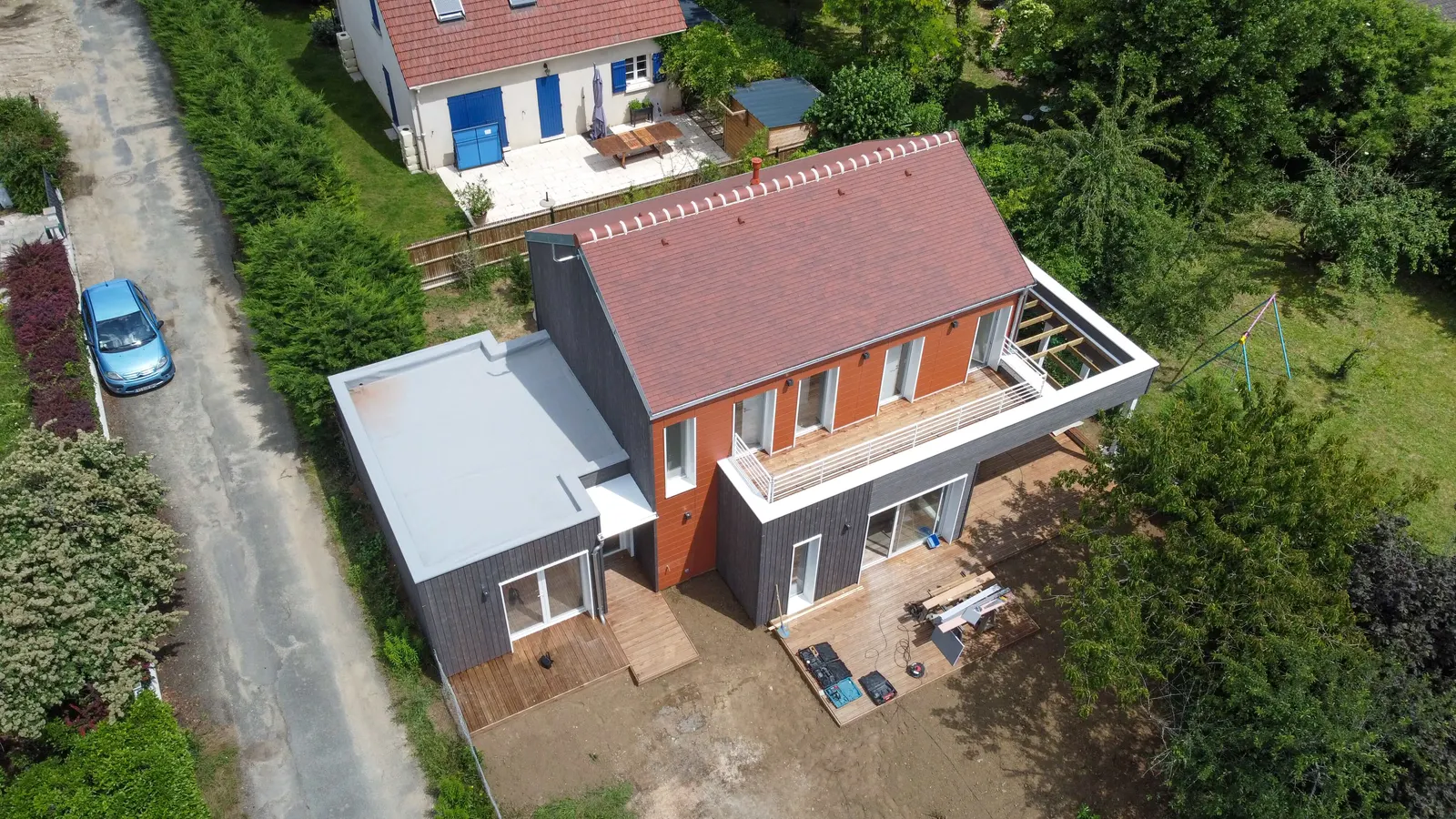 Maisons à ossature bois — réalisation Lefort Menuiserie & Construction Bois
