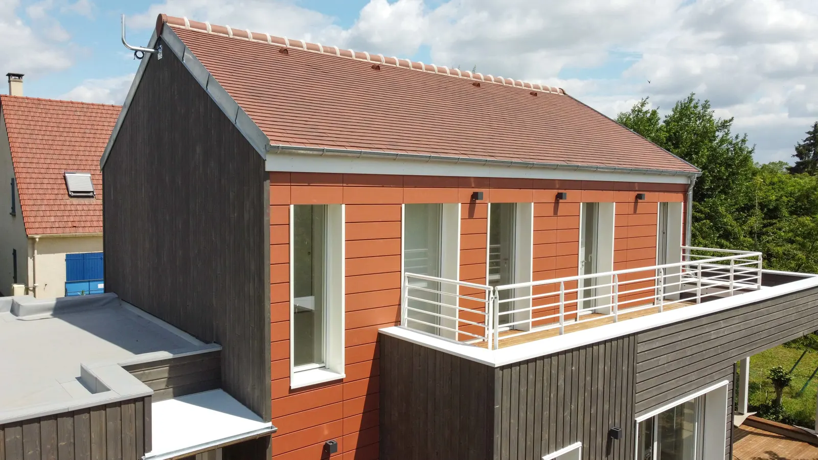 Maisons à ossature bois — réalisation Lefort Menuiserie & Construction Bois