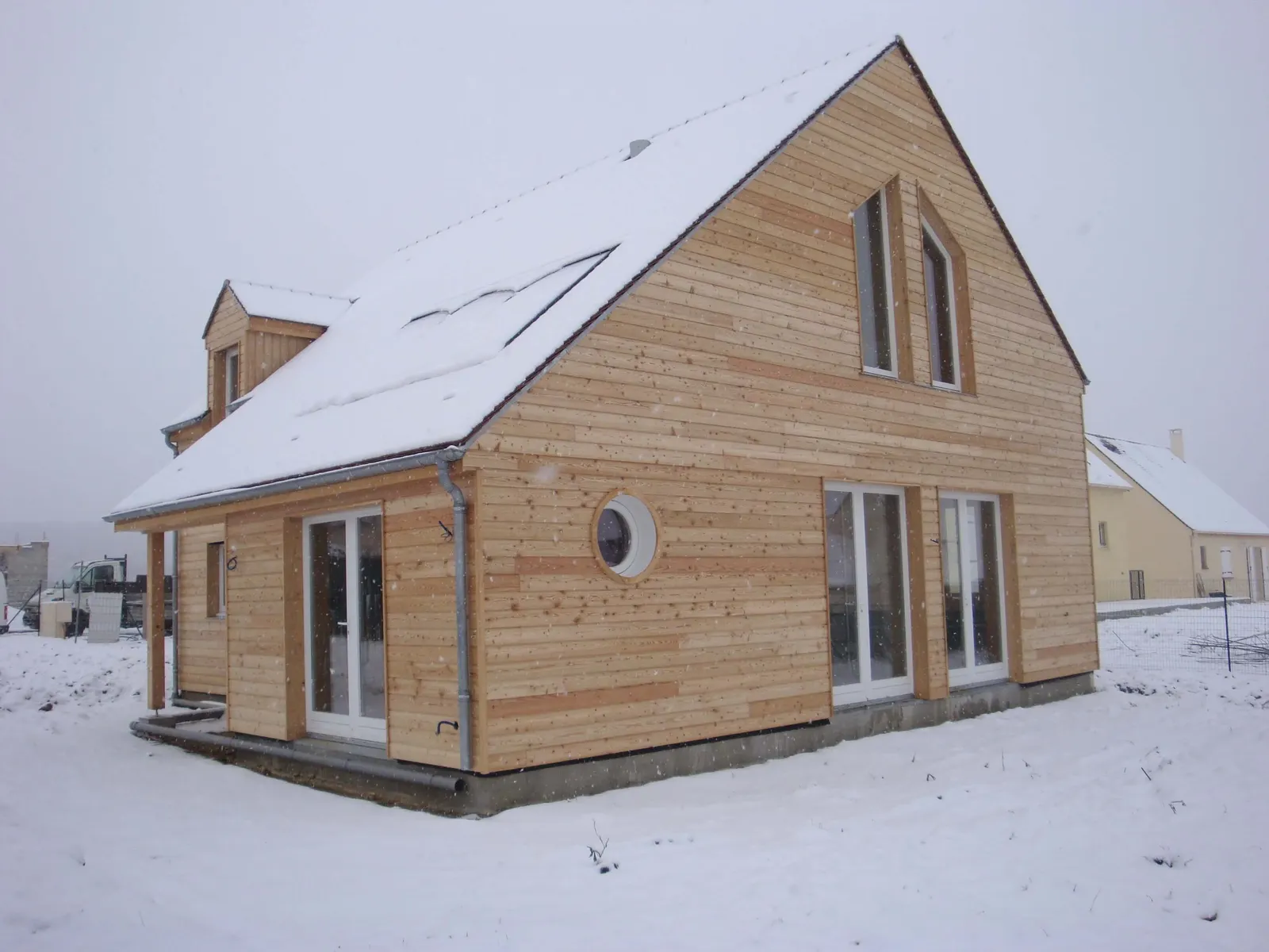 Maisons à ossature bois — réalisation Lefort Menuiserie & Construction Bois