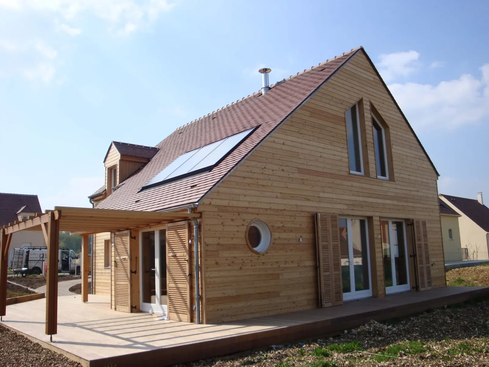Maisons à ossature bois — réalisation Lefort Menuiserie & Construction Bois