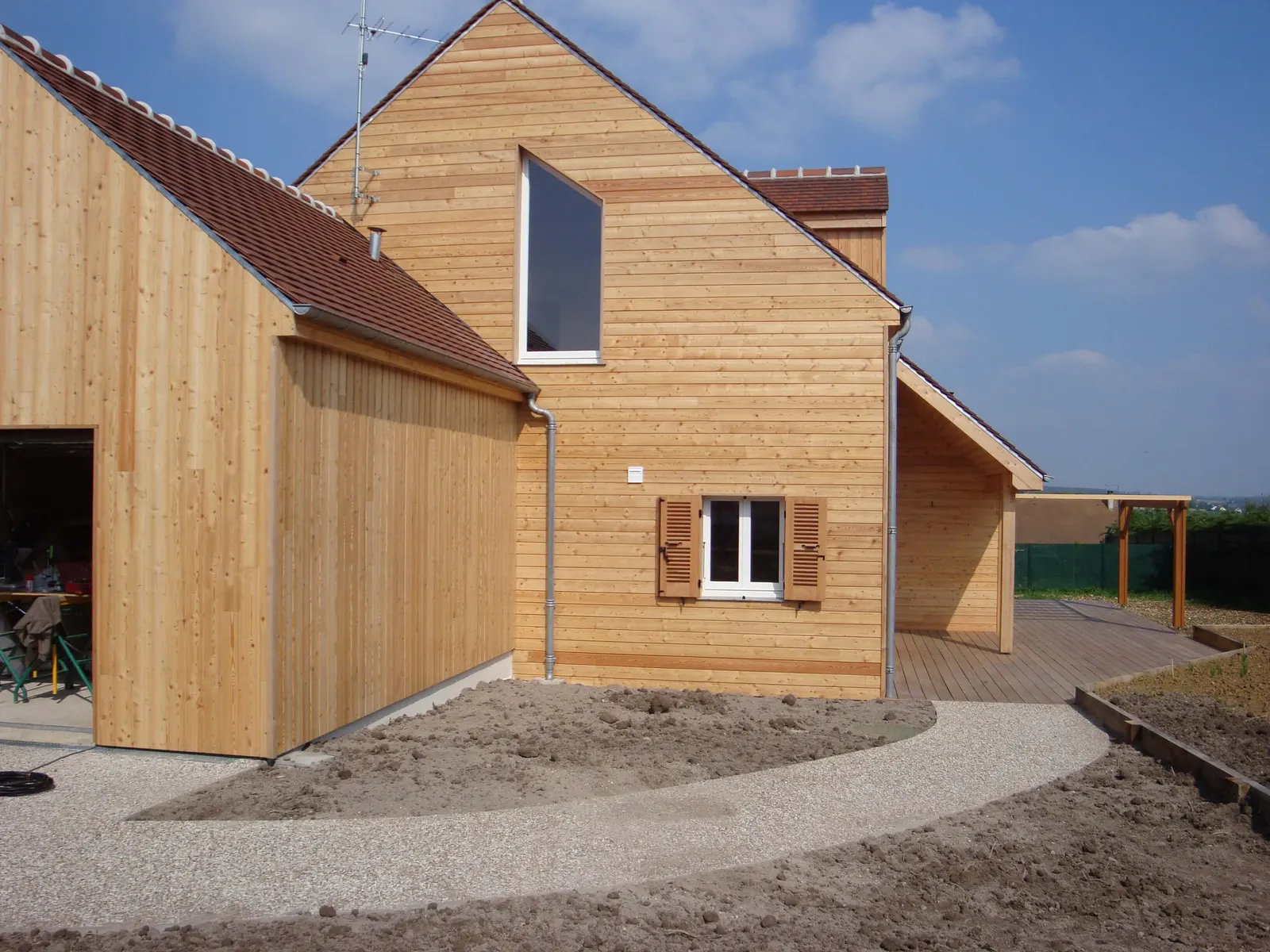 Maisons à ossature bois — réalisation Lefort Menuiserie & Construction Bois