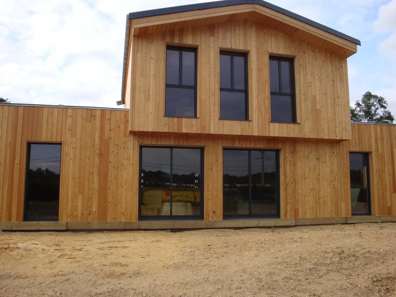 Maisons à ossature bois — réalisation Lefort Menuiserie & Construction Bois