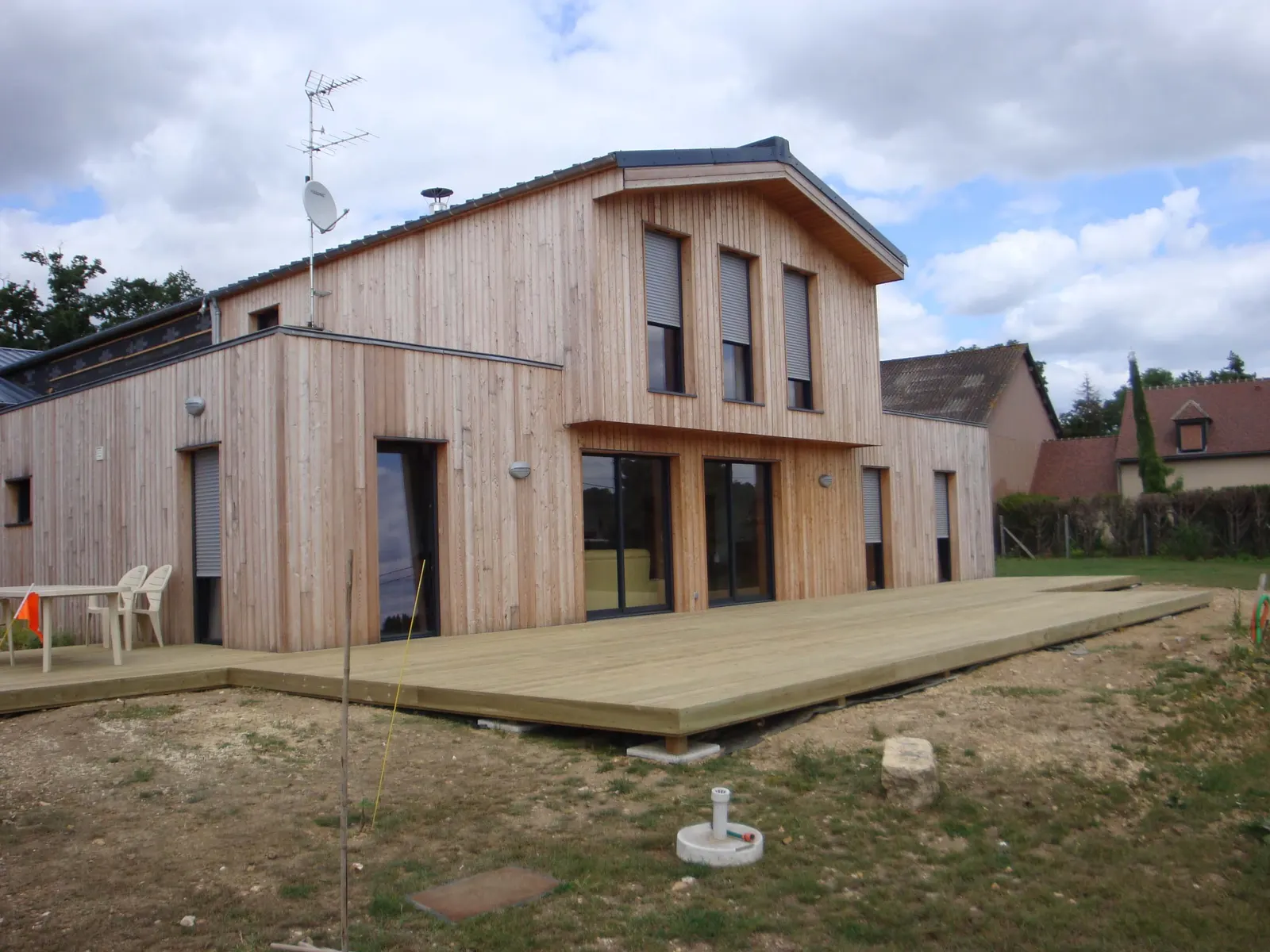 Maisons à ossature bois — réalisation Lefort Menuiserie & Construction Bois