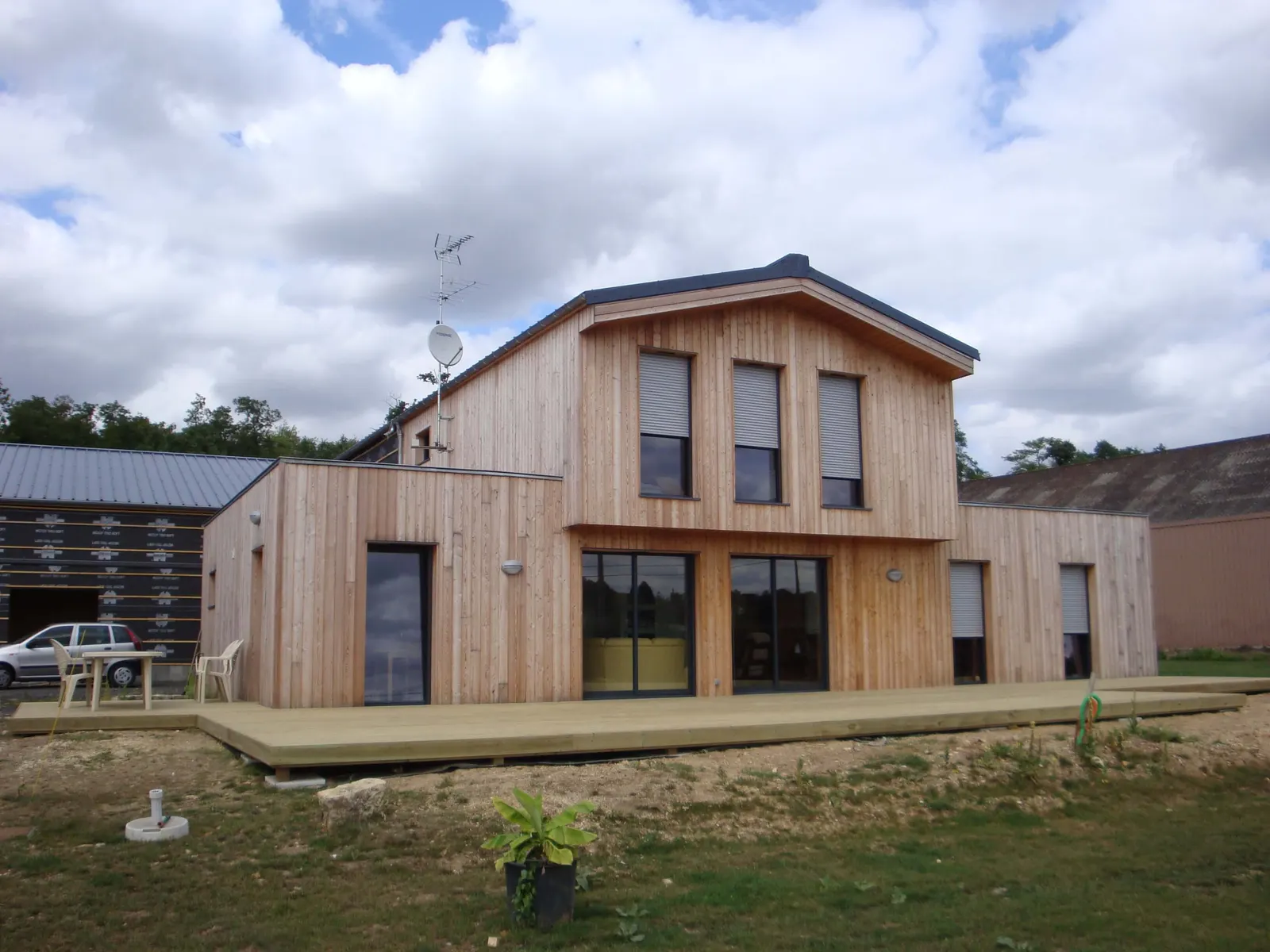 Maisons à ossature bois — réalisation Lefort Menuiserie & Construction Bois