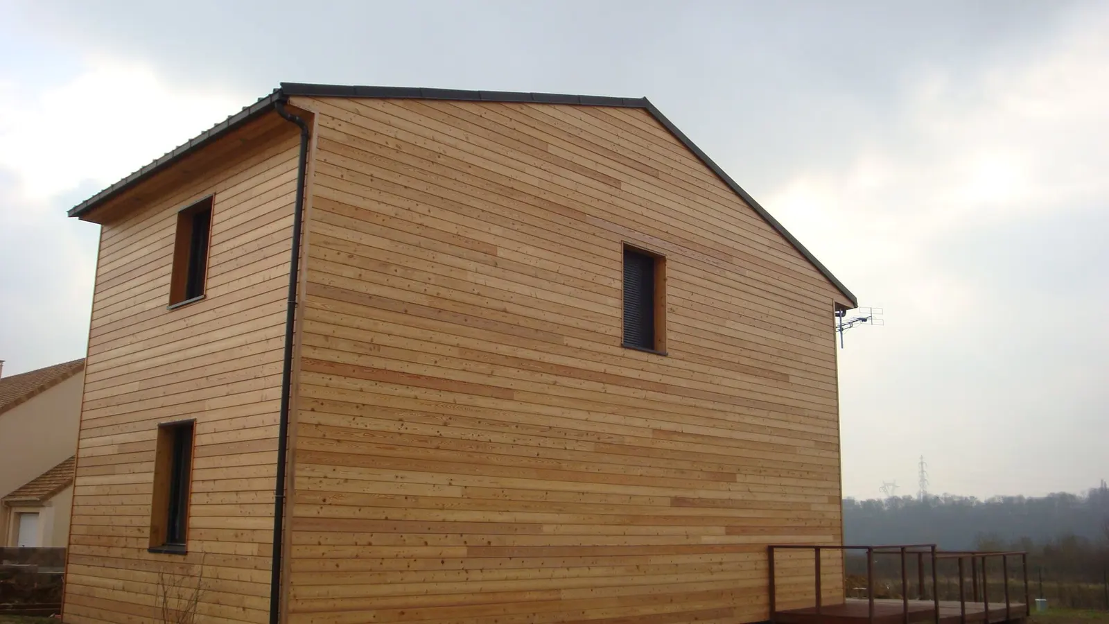 Maisons à ossature bois — réalisation Lefort Menuiserie & Construction Bois