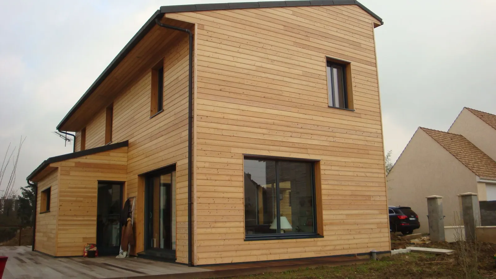 Maisons à ossature bois — réalisation Lefort Menuiserie & Construction Bois