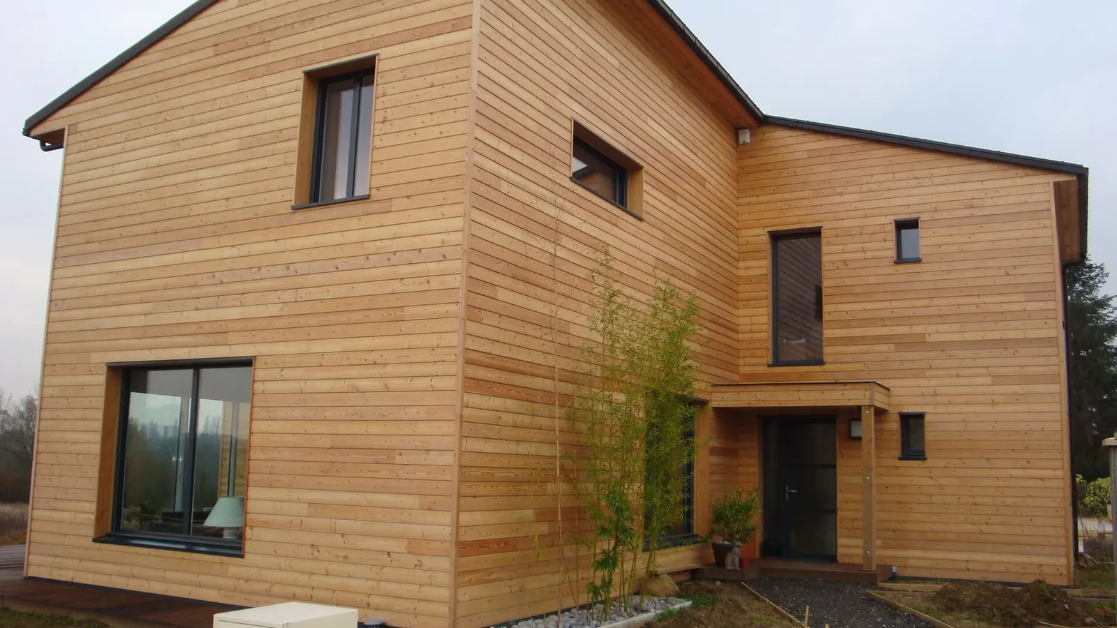 Maisons à ossature bois — réalisation Lefort Menuiserie & Construction Bois