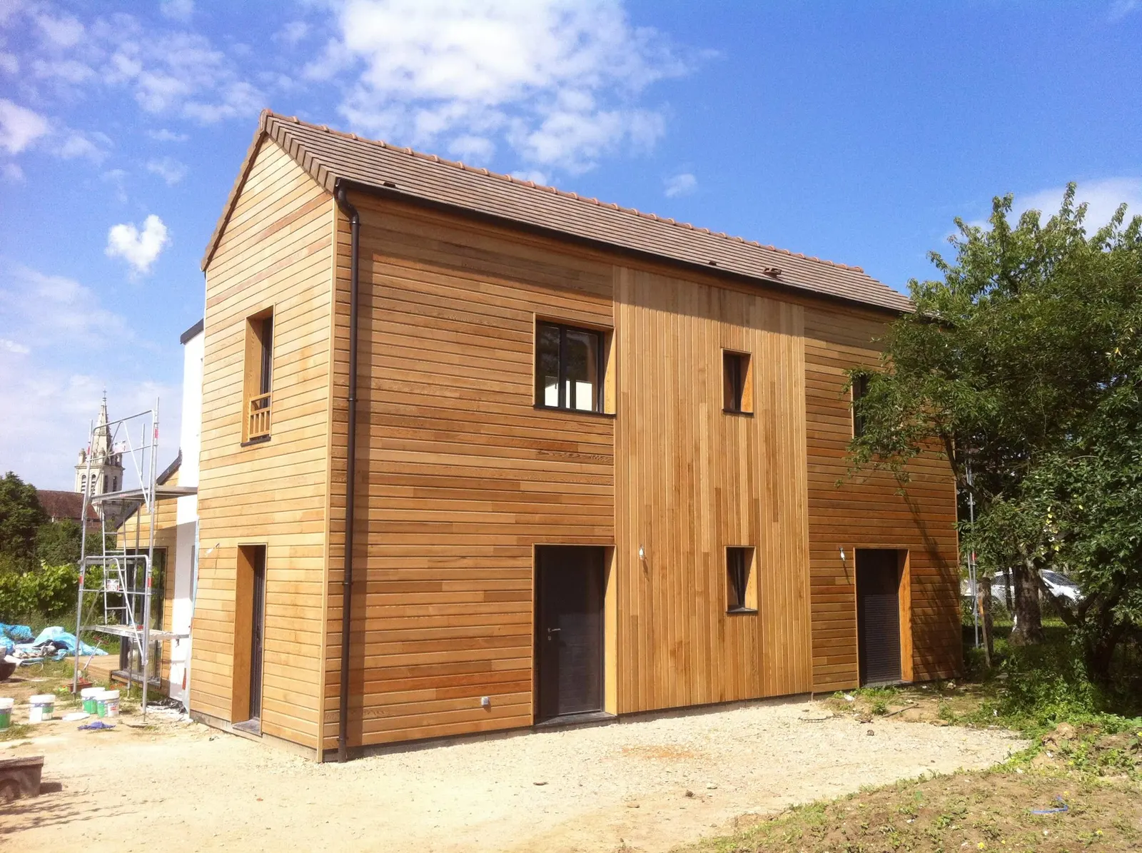 Maisons à ossature bois — réalisation Lefort Menuiserie & Construction Bois