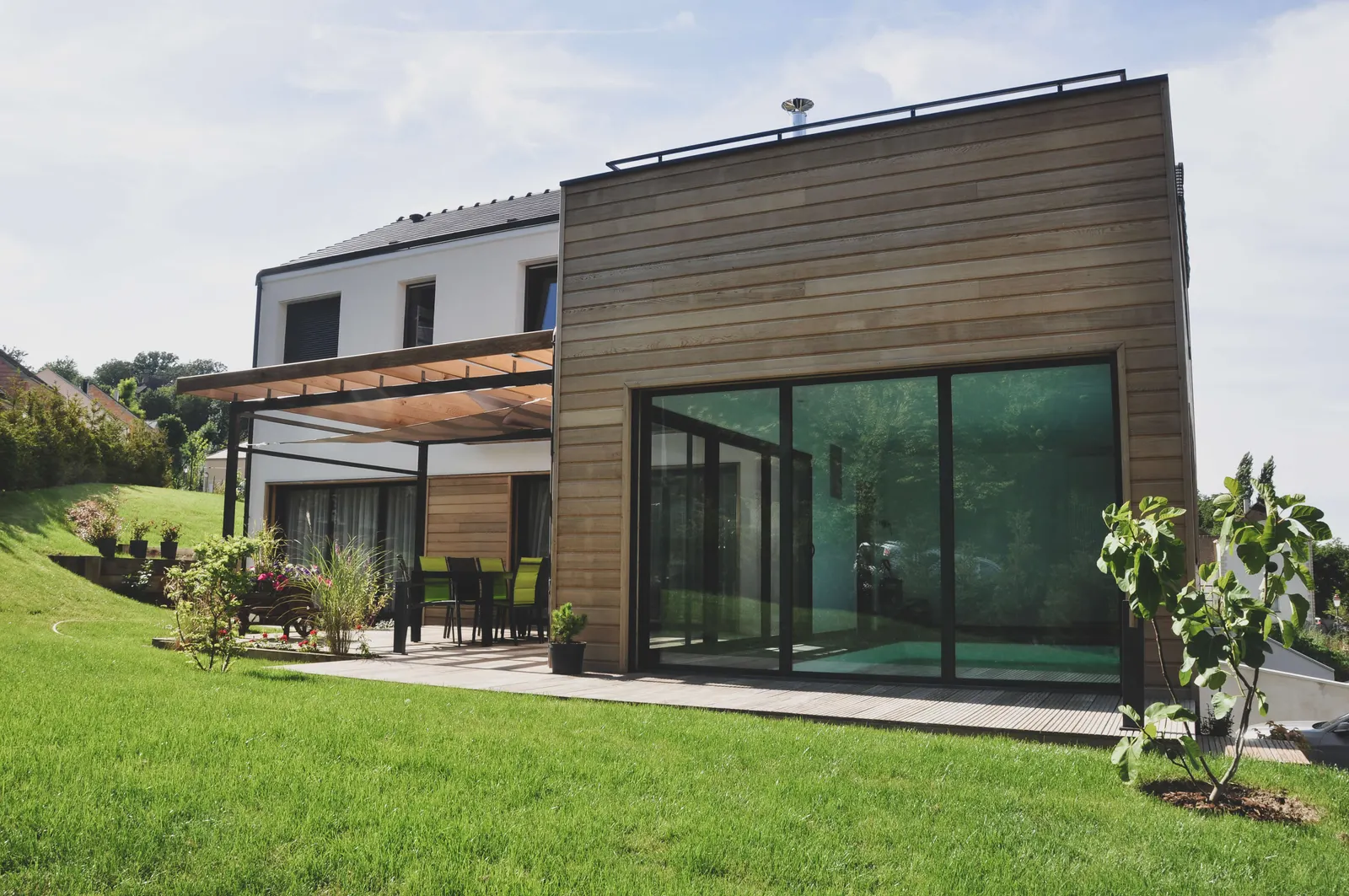 Maisons à ossature bois — réalisation Lefort Menuiserie & Construction Bois