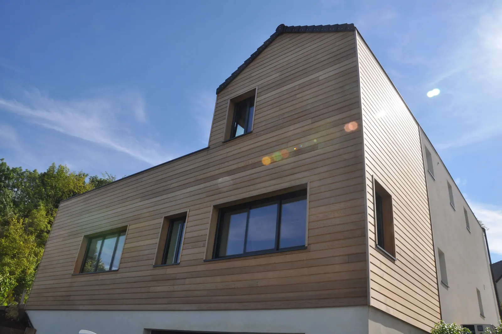 Maisons à ossature bois — réalisation Lefort Menuiserie & Construction Bois