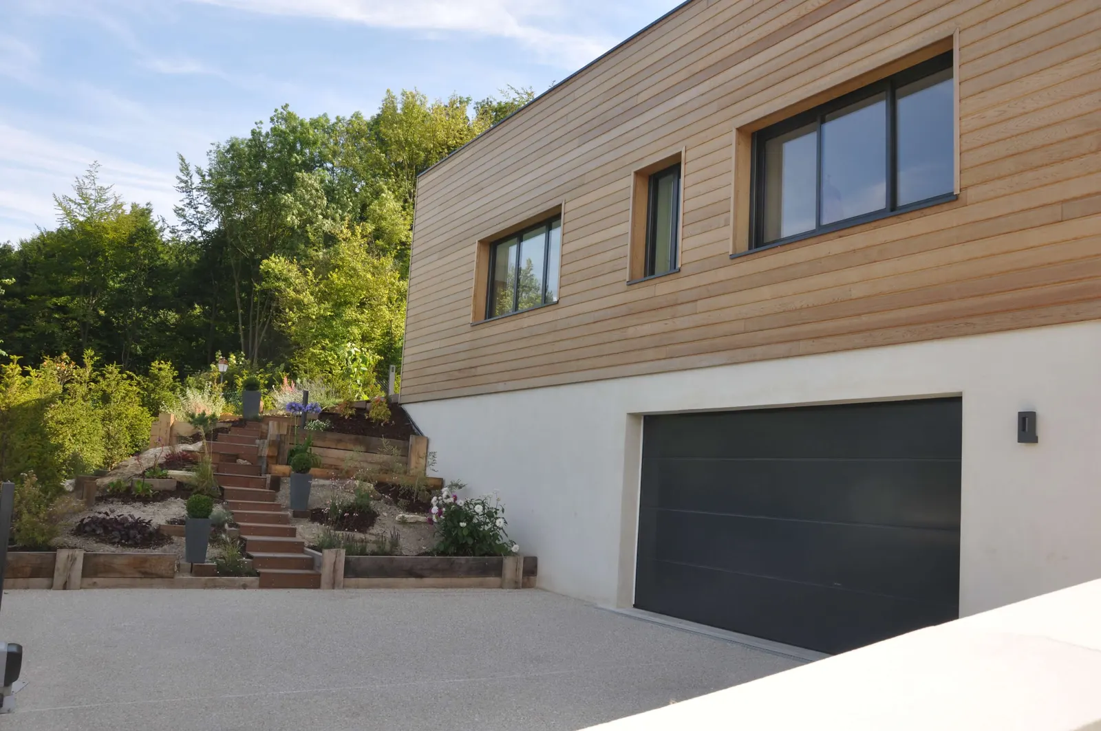 Maisons à ossature bois — réalisation Lefort Menuiserie & Construction Bois