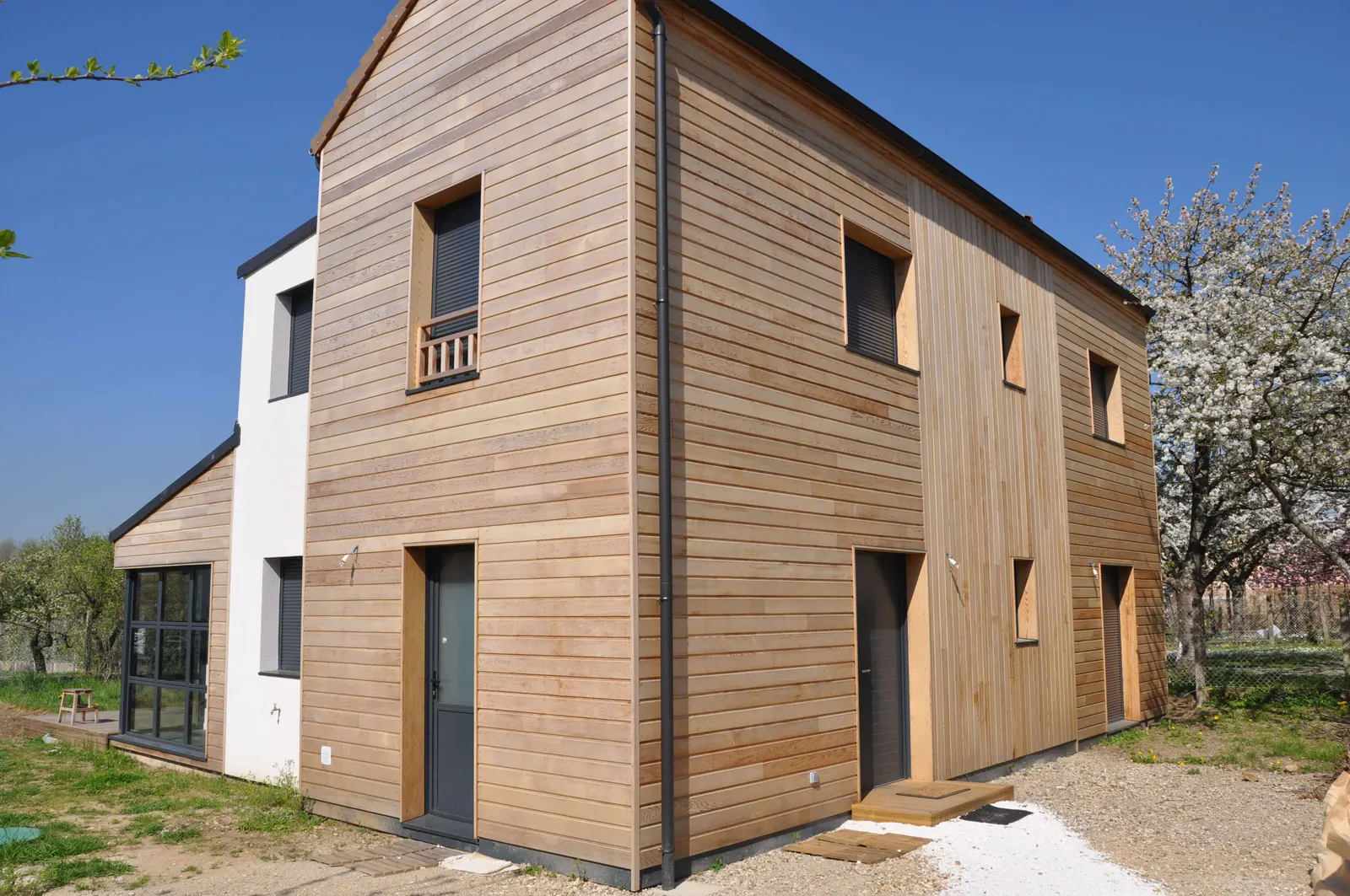 Maisons à ossature bois — réalisation Lefort Menuiserie & Construction Bois