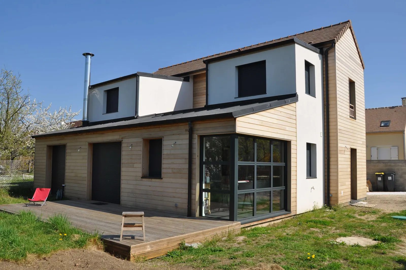 Maisons à ossature bois — réalisation Lefort Menuiserie & Construction Bois