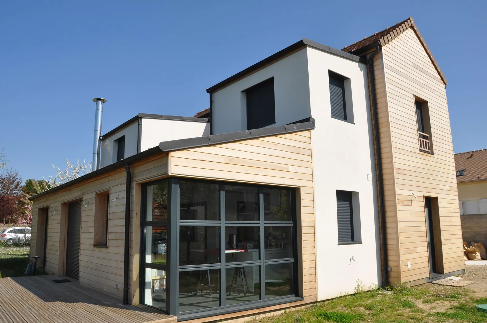 Maisons à ossature bois — réalisation Lefort Menuiserie & Construction Bois