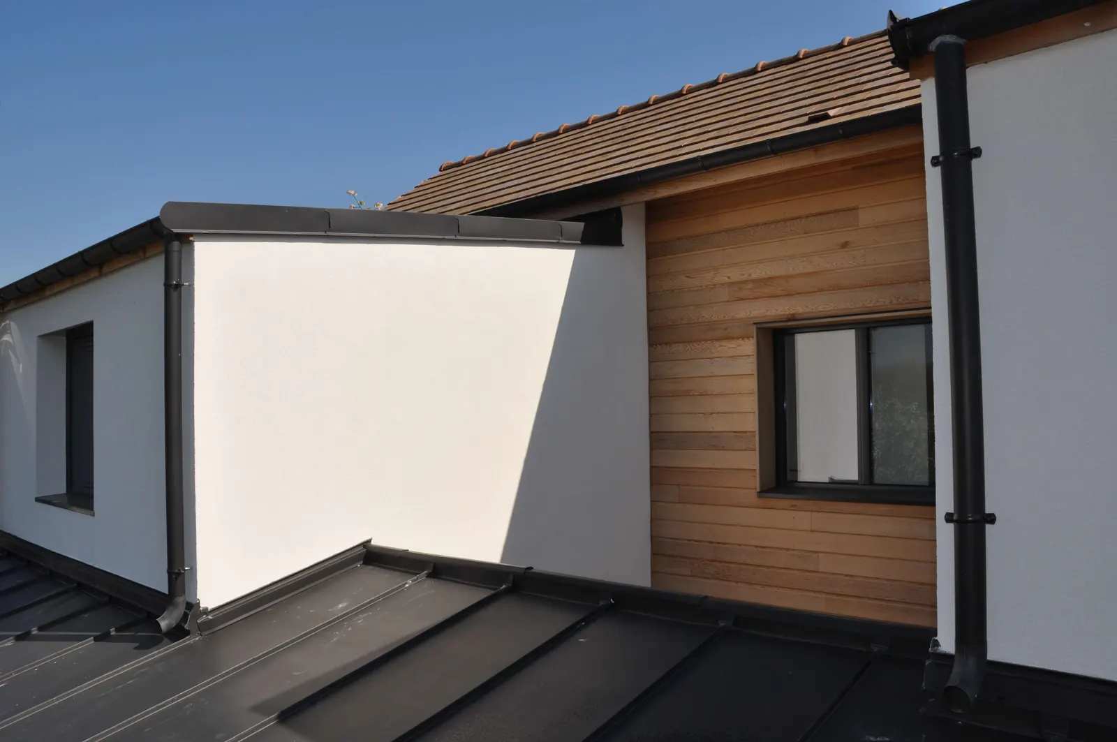 Maisons à ossature bois — réalisation Lefort Menuiserie & Construction Bois