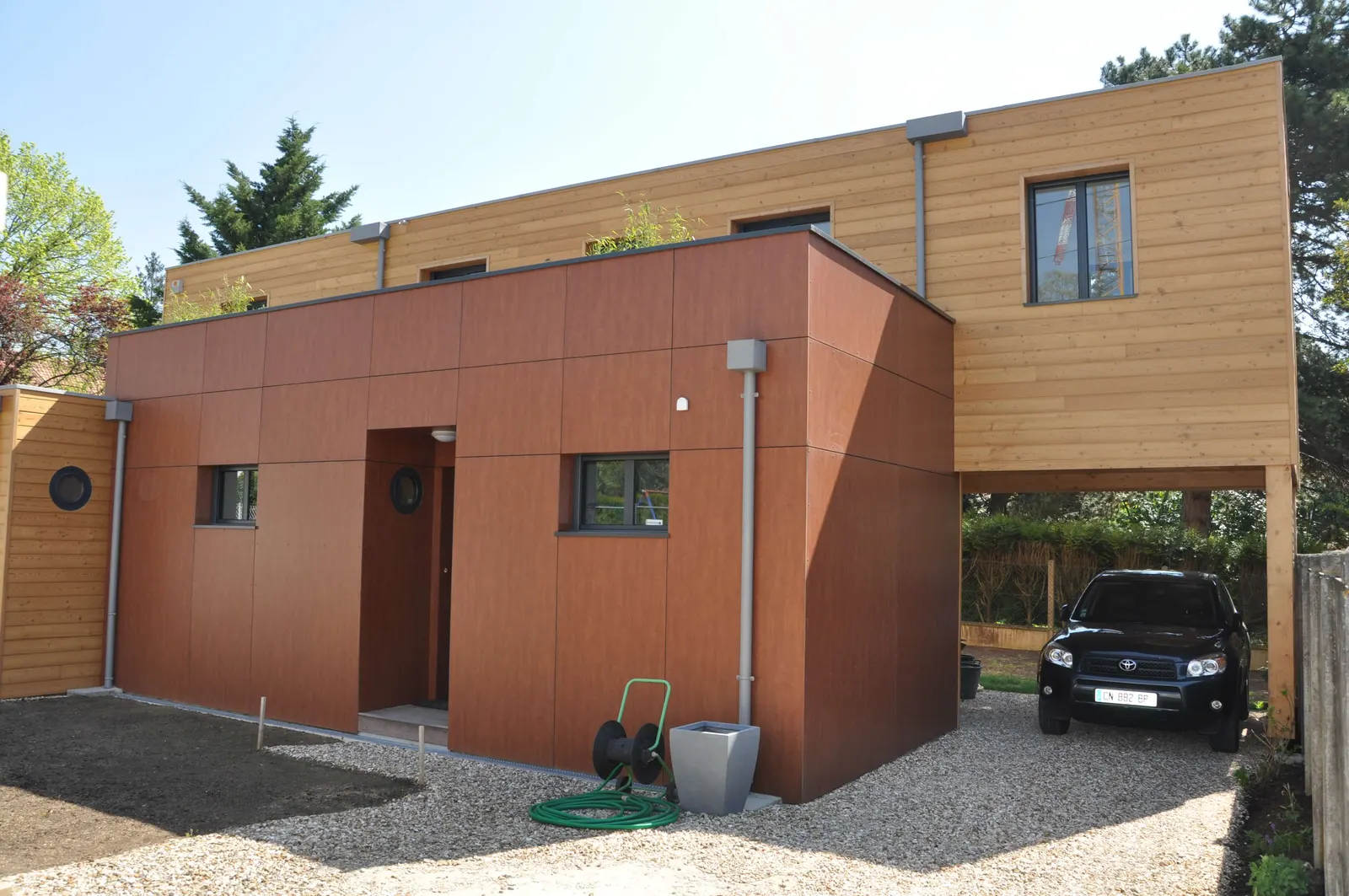 Maisons à ossature bois — réalisation Lefort Menuiserie & Construction Bois