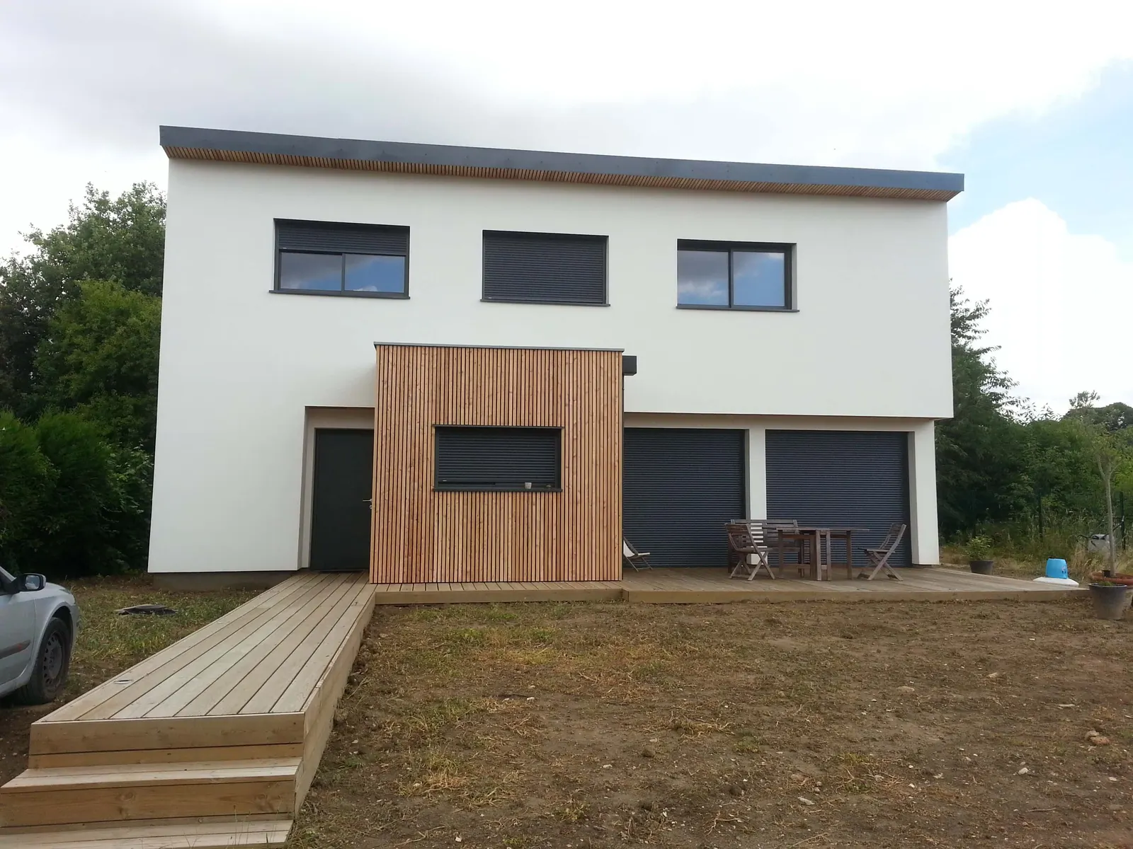 Maisons à ossature bois — réalisation Lefort Menuiserie & Construction Bois
