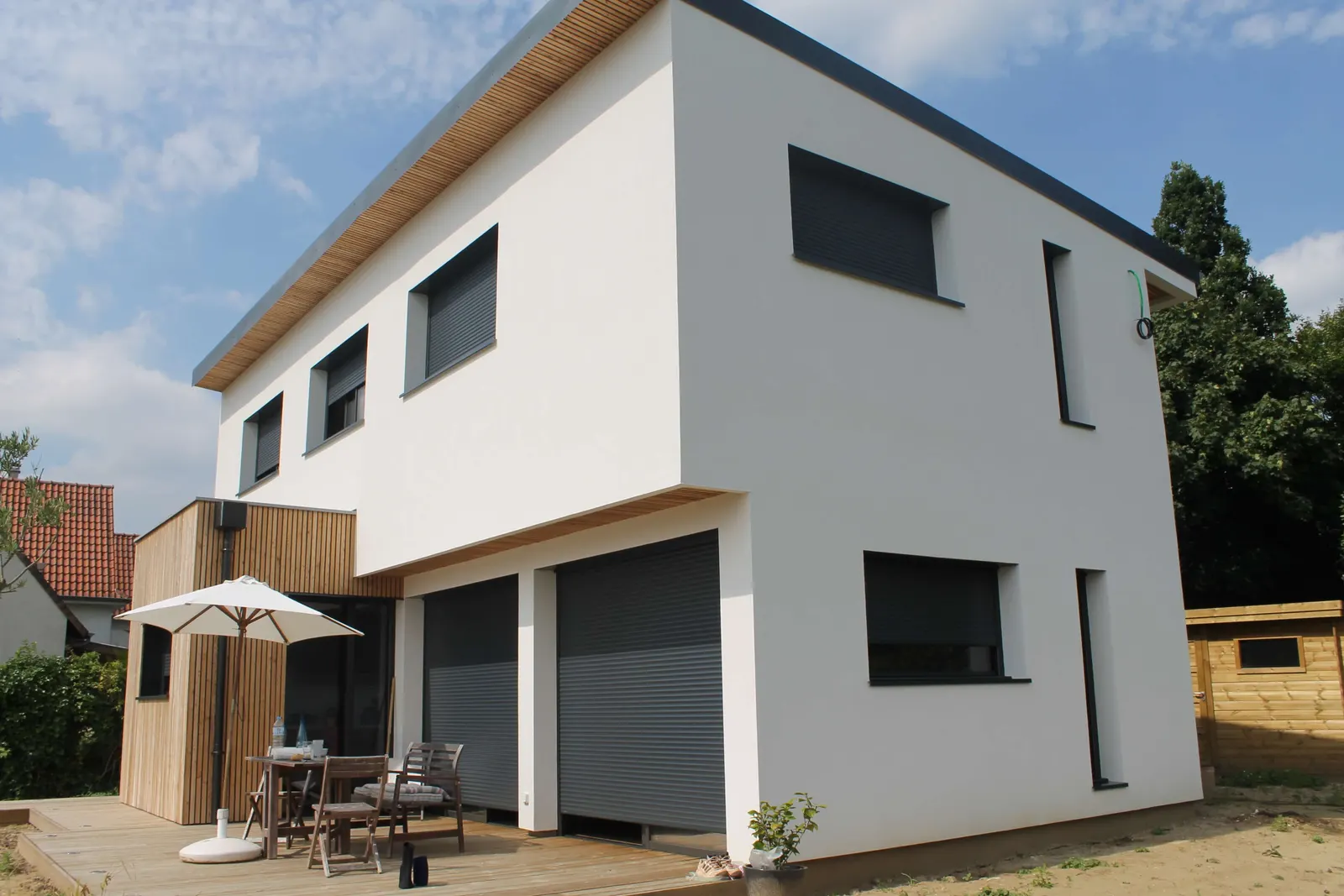 Maisons à ossature bois — réalisation Lefort Menuiserie & Construction Bois