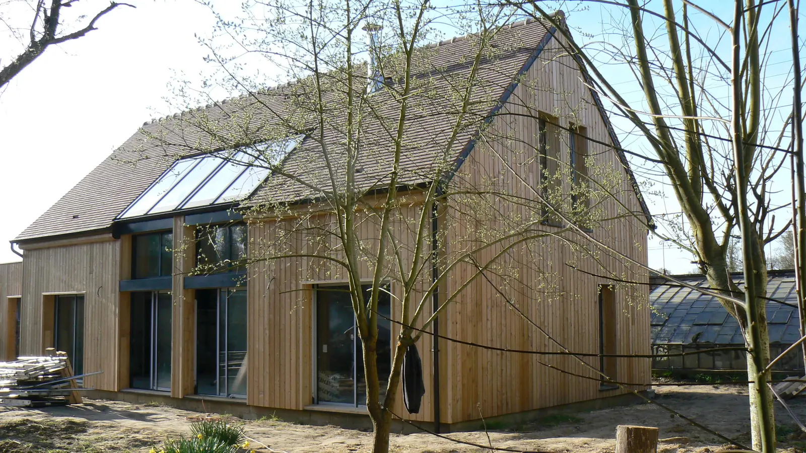 Maisons à ossature bois — réalisation Lefort Menuiserie & Construction Bois