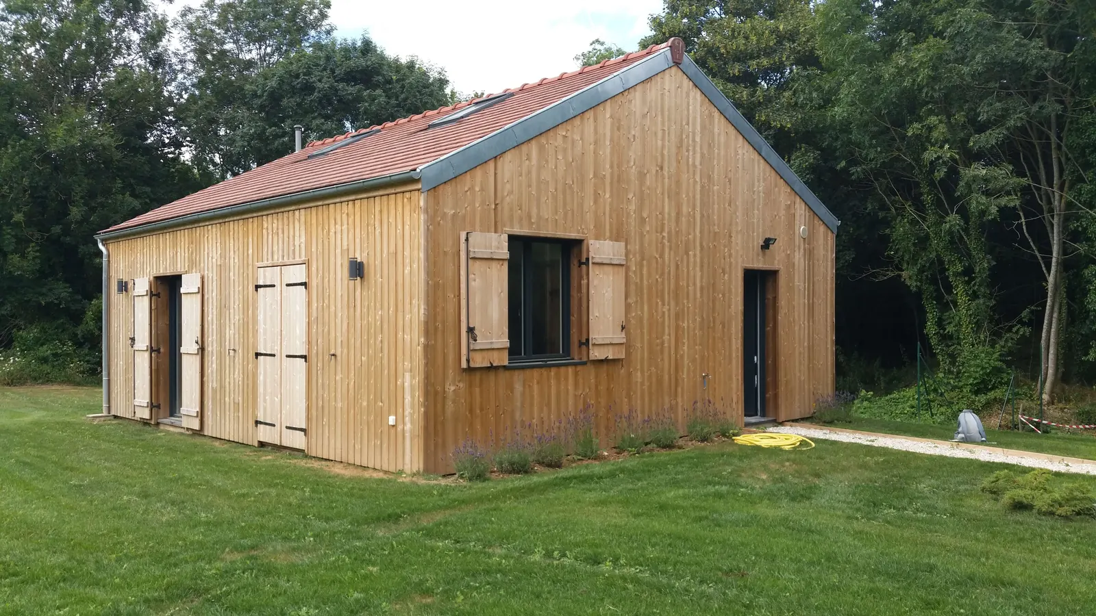 Maisons à ossature bois — réalisation Lefort Menuiserie & Construction Bois