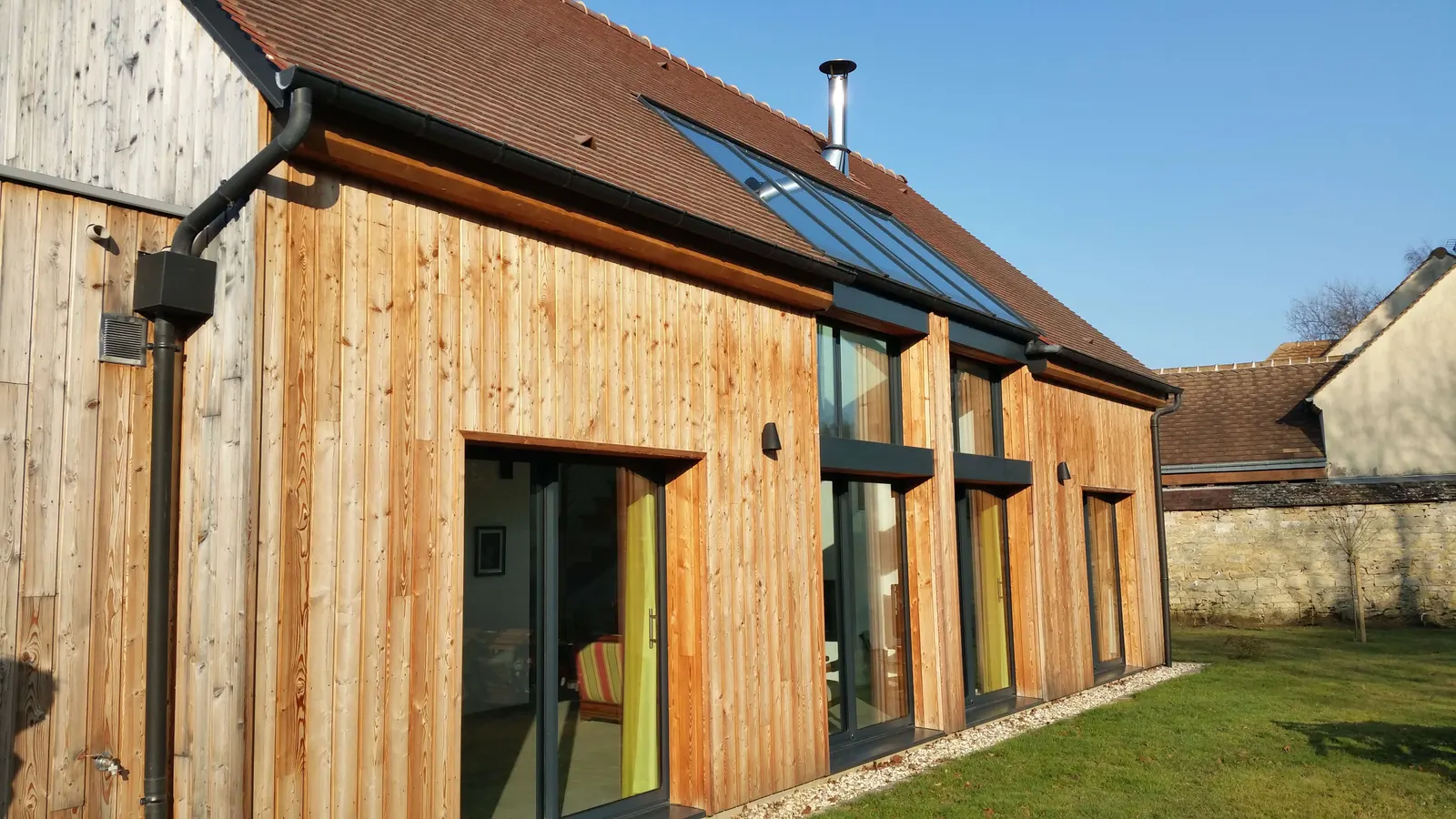 Maisons à ossature bois — réalisation Lefort Menuiserie & Construction Bois