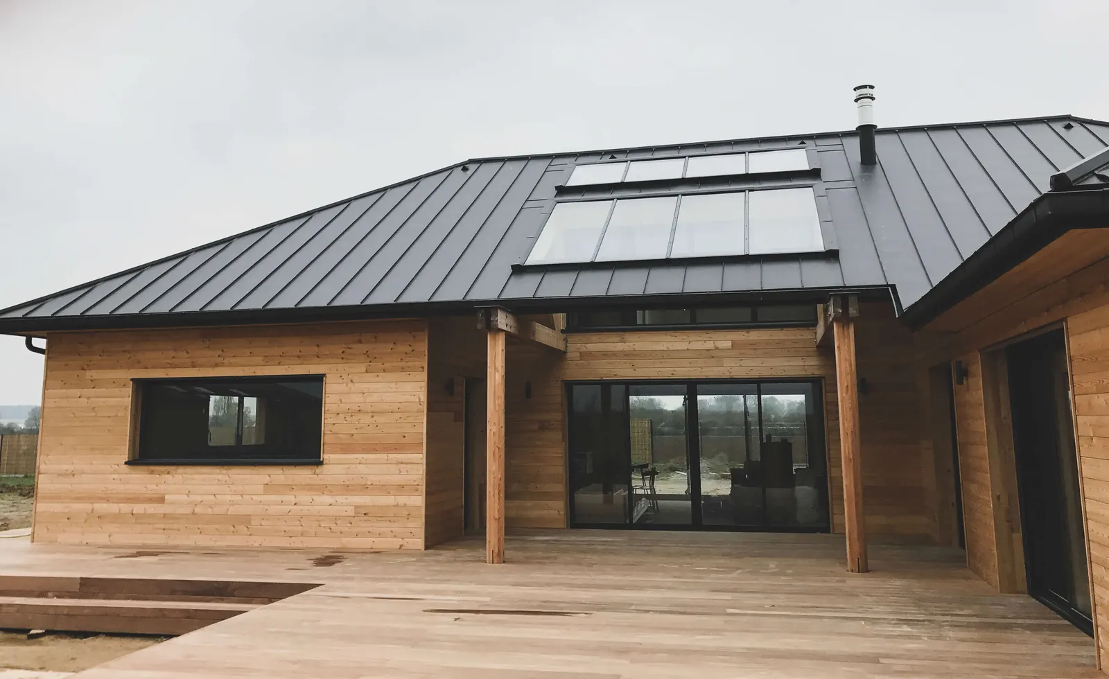 Maisons à ossature bois — réalisation Lefort Menuiserie & Construction Bois