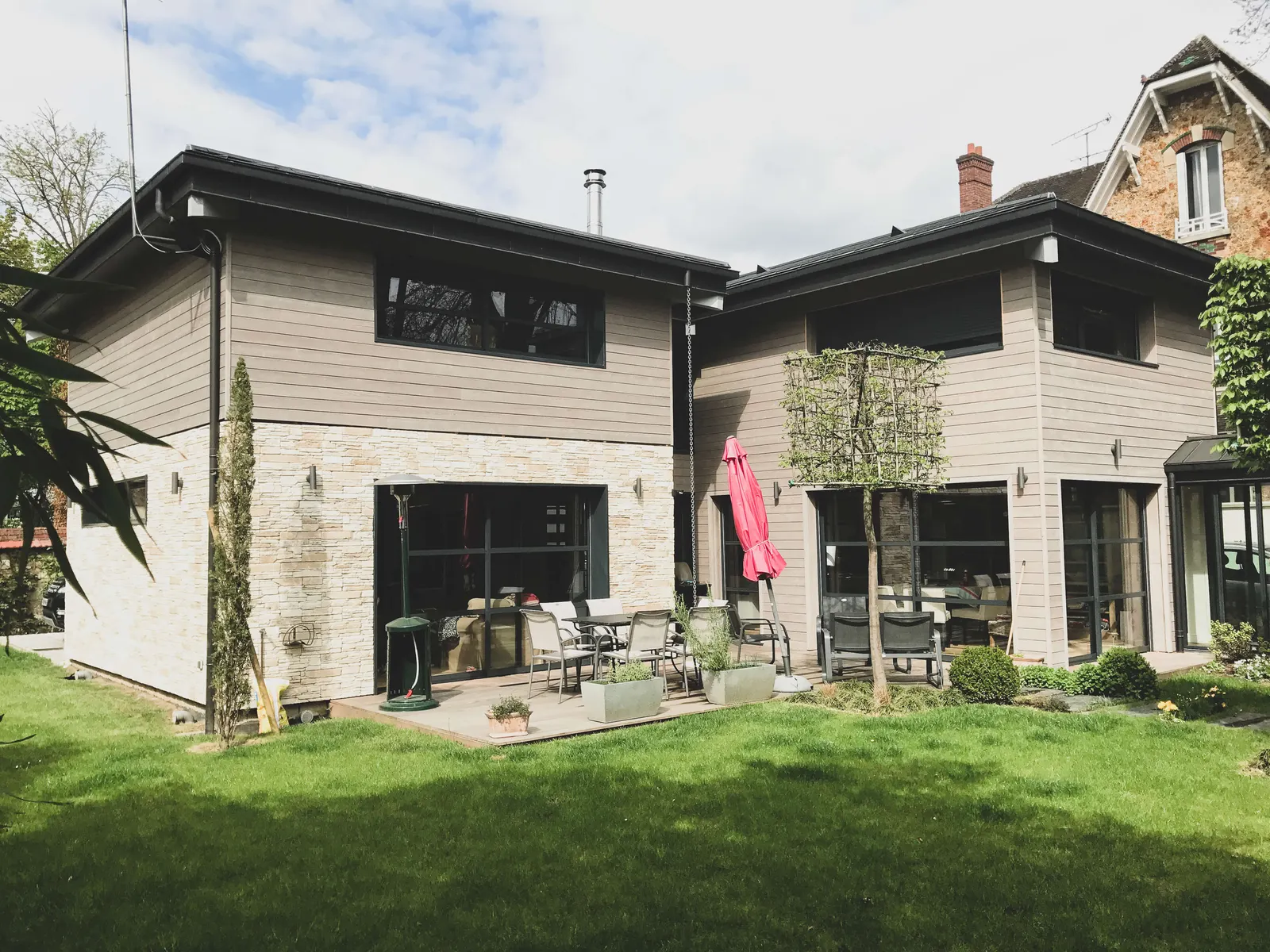 Maisons à ossature bois — réalisation Lefort Menuiserie & Construction Bois